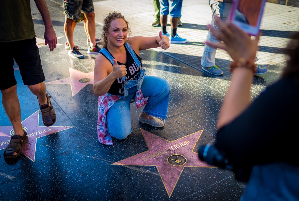 Donald Trump's Star on Hollywood Boulevard. 15:59:01 PDT